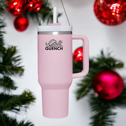 Pink Stanley Quencher Tumbler Ornament|Kurt Adler
