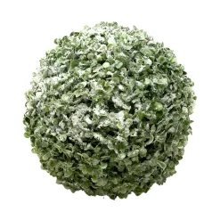 10" Iced Boxwood Kissing Ball Decor| Online