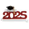 Red Class of 2025 Graduation Personalized Ornament| Outlet
