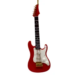 Red Electric Guitar Ornament - The Christmas Loft| Clearance