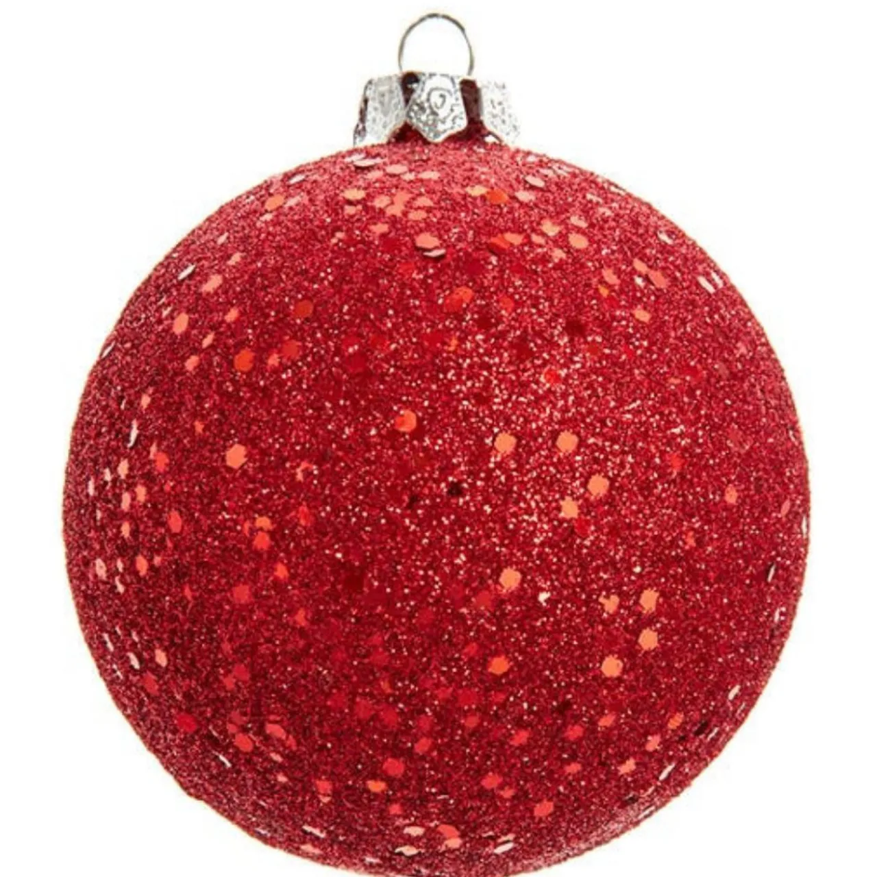 Red Glitter Ball Ornament|Kurt Adler Hot