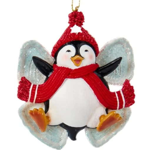 Red Penguin Angel Ornament|Kurt Adler Hot