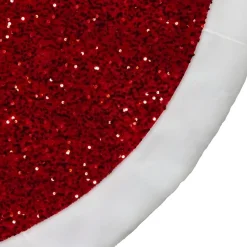 Red Sequined Tree Skirt|Kurt Adler