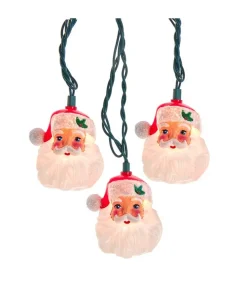 Santa Head Light Set|Kurt Adler Sale