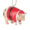 Santa Pig Ornament| Clearance