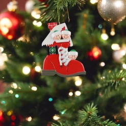 Shoe Family of 3 Personalized Ornament| Sale