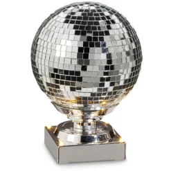 Silver Animated Spinning Disco Ball| Best