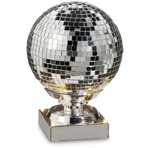 Silver Animated Spinning Disco Ball| Best