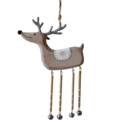 Silver Deer Ornament|