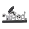 Silver Resin Wicked With Black Crow Sign| Outlet