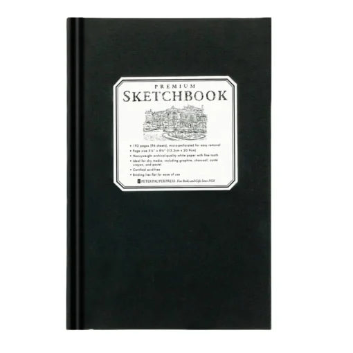 Small Black Premium Sketchbook| New