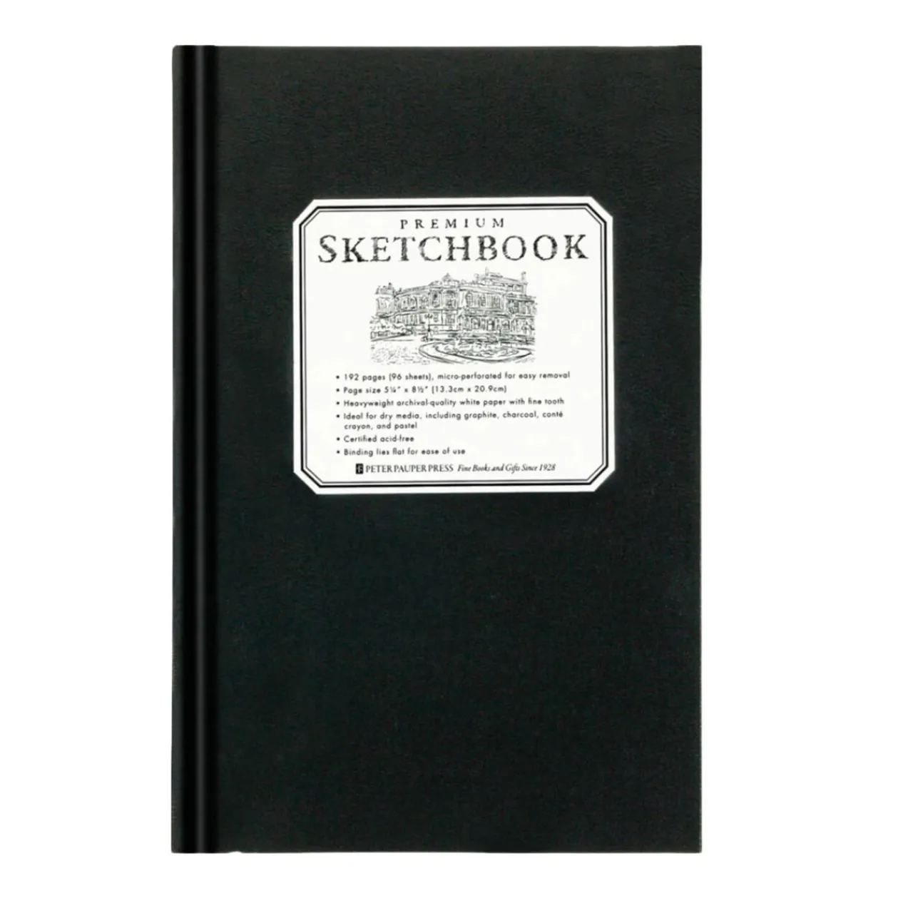 Small Black Premium Sketchbook| New