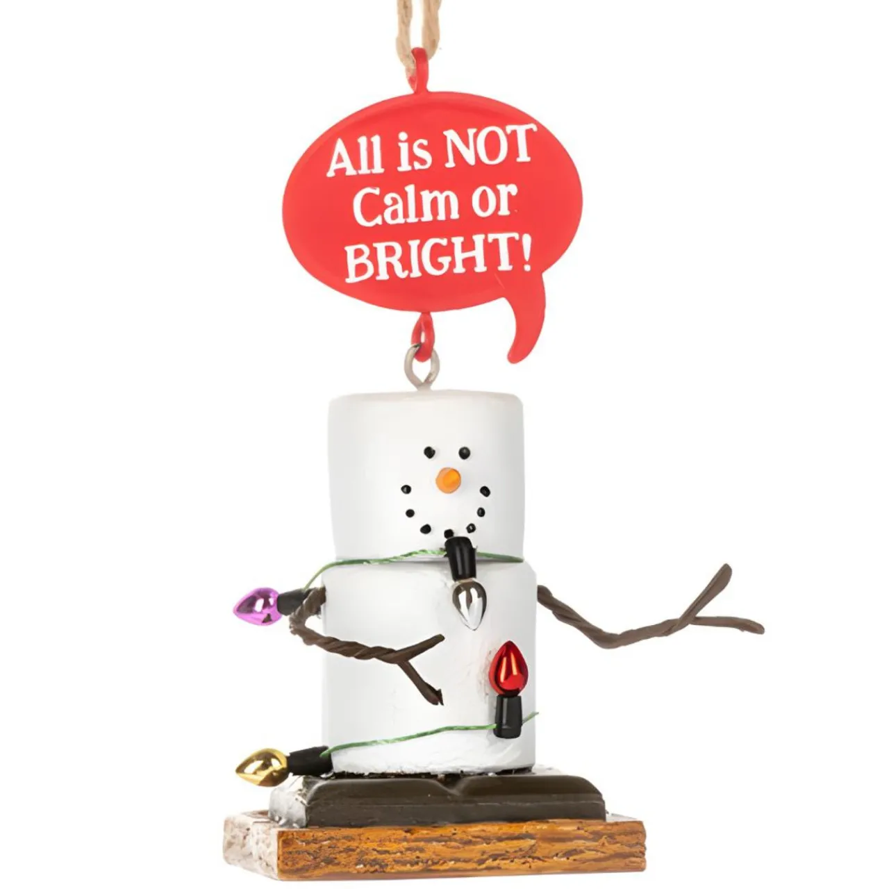 Smores All is NOT Calm or Bright Holiday Ornament| Sale