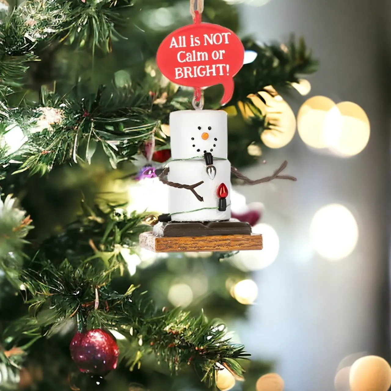 Smores All is NOT Calm or Bright Holiday Ornament| Sale