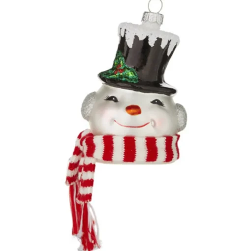Snowman Head Ornament | The Christmas Loft|