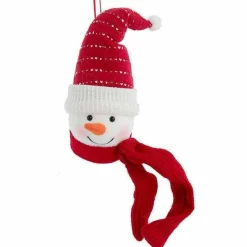 Snowman Head With Hat Ornament|Kurt Adler Hot