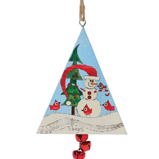 Snowman Tin Ornament | The Christmas Loft| Sale
