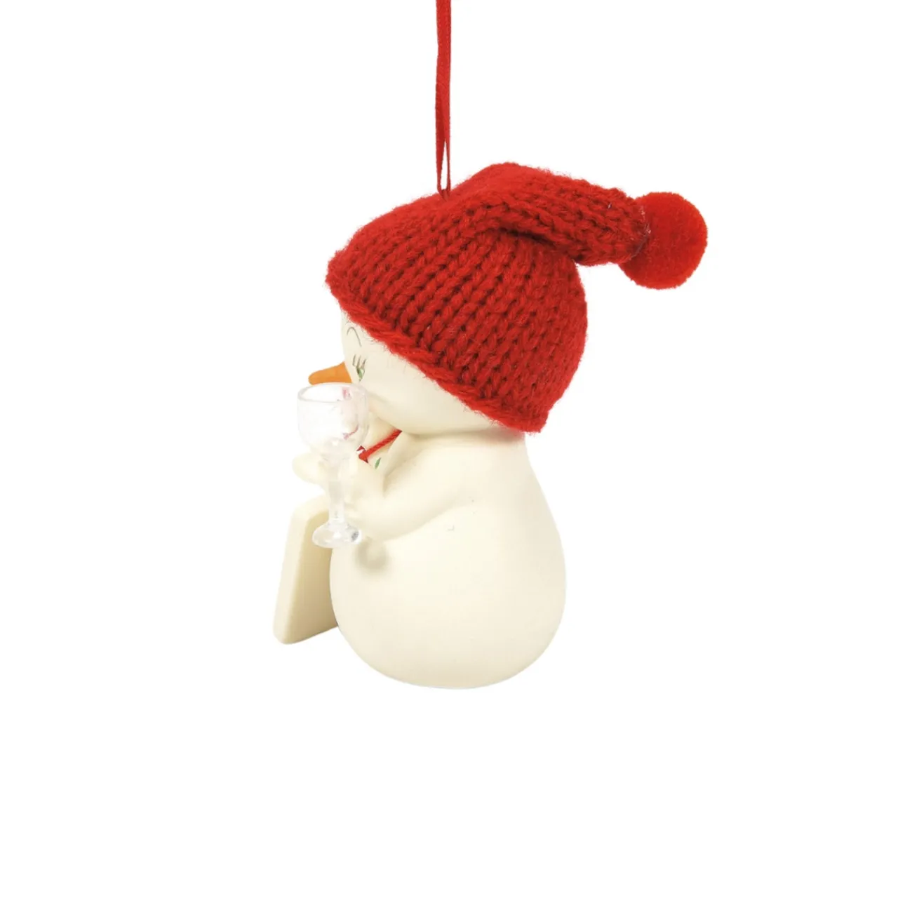 Snowpinions One Drink Away From Honesty Snowman Ornament|Department 56