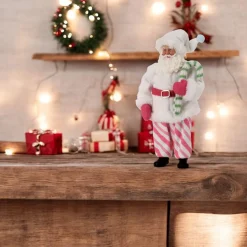 Soo Sweet Small Santa Holding Candy Cane Figurine| Sale
