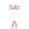 Sparkling Pink Ballet Dance Shoe Christmas Ornament| New