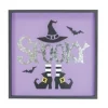 Spooky Hanging Wood Sign - The Christmas Loft| Discount