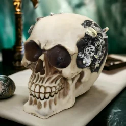 Steampunk Skull Figurine|