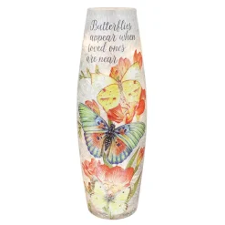 – Large Butterflies Appear With Orange Flowers Illuminated Lighted V|Stony Creek Discount
