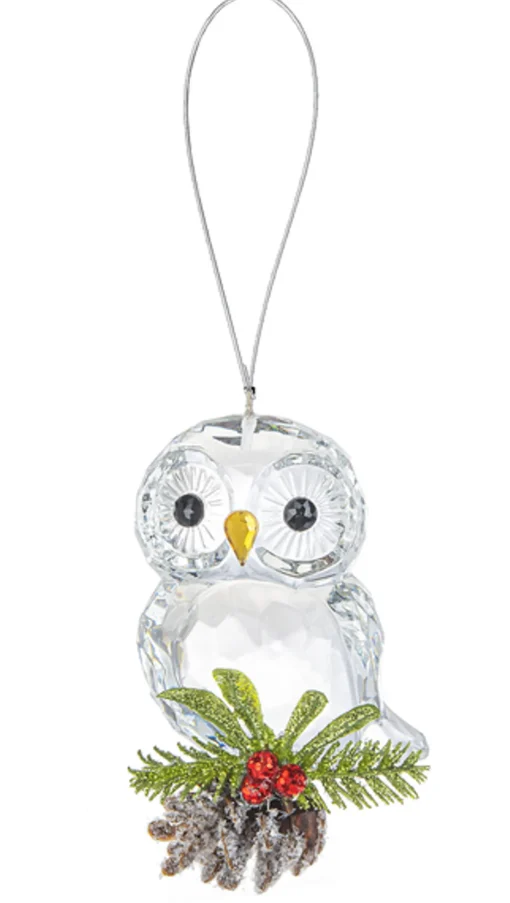 Teeny Owl Pinecone Ornament| Best