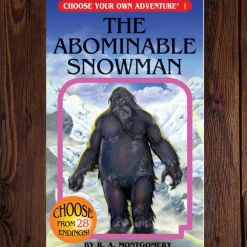 The Abominable Snowman - Choose Your Own Adventure Book| Outlet