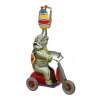 Tin Elephant on Scooter German Collectible|