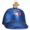 Toronto Blue Jays Baseball Cap Ornament - The Christmas Loft|Old World Glass Clearance