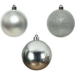 Tube of 10 Silver Shatterproof Ornaments| Online