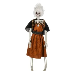 Victorian Skeleton - Orange Dress| Hot