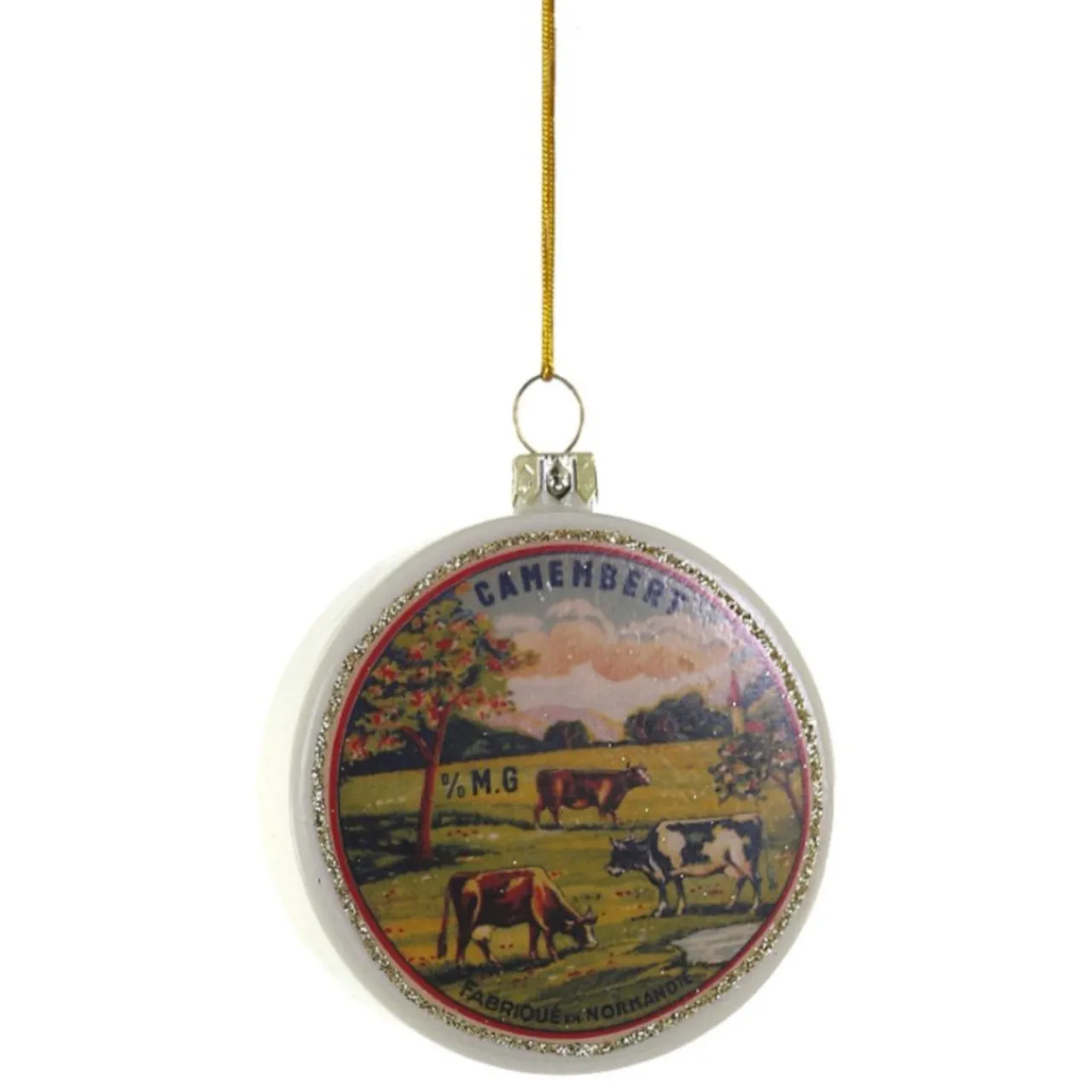 Vintage Camembert Cheese Ornament|Cody Foster & Co. New