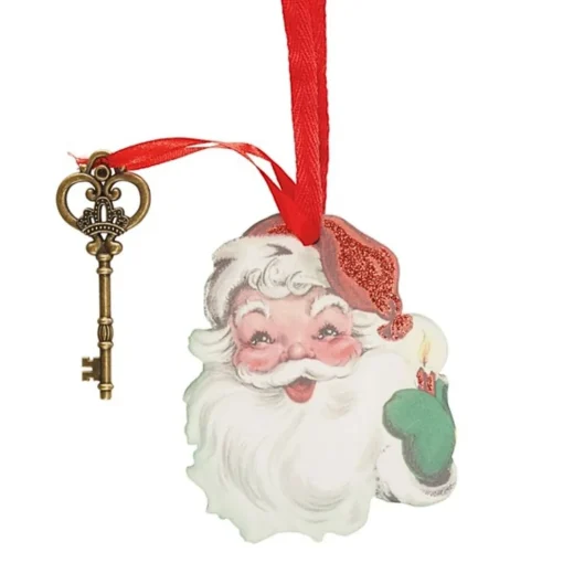 Vintage Santa Claus Key Ornament| Hot
