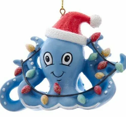 Whimsical Octopus Christmas Ornament|Kurt Adler Discount