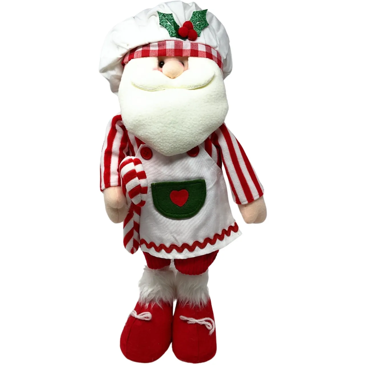 Whimsical Plush Mrs. Claus Chef Stander| Discount