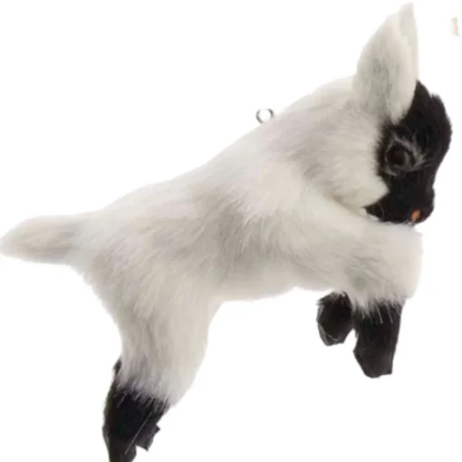White Plush Baby Goat Ornament|Kurt Adler Hot