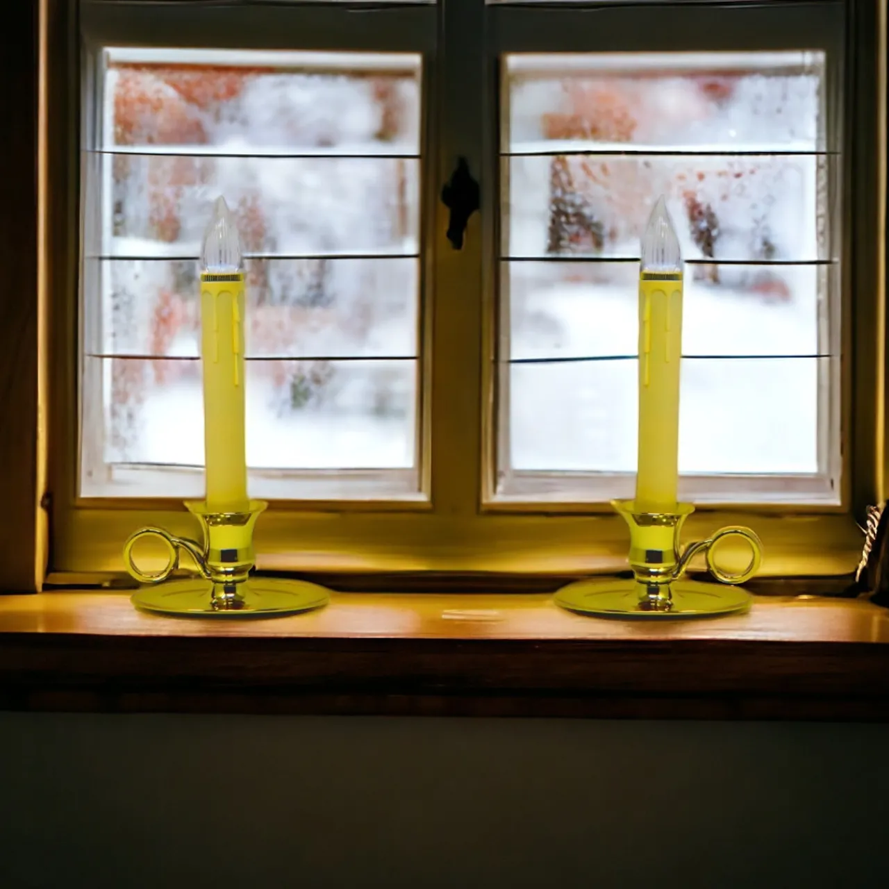 Williamsburg LED Window Candle With Auto Sensor - The Christmas Loft| Sale