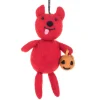 Wool Red Animal Trick or Treat Ornament| Hot