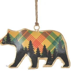 Yellow Puffy Bear Ornament| Sale